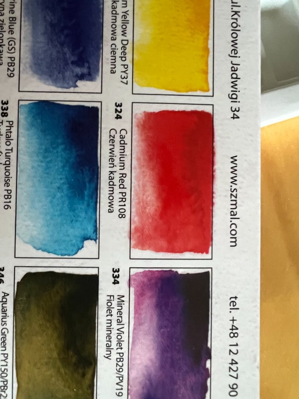 Roman Szmal full Pan Watercolours - New - Picture 13 of 13